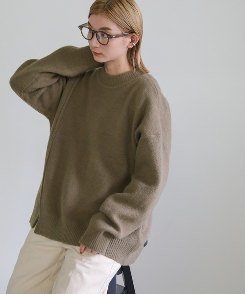 2022 AW フロントデザインニット（ニット/セーター）｜select MOCA