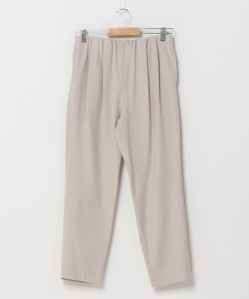 JETSET SOLO PLUS (ジェットセットソロプラス)の「両面起毛ウエストタック テーパードパンツ(その他パンツ・レディース・ライトグレー/ピンク/グレイッシュベージュ・FREE)」の6枚目の写真