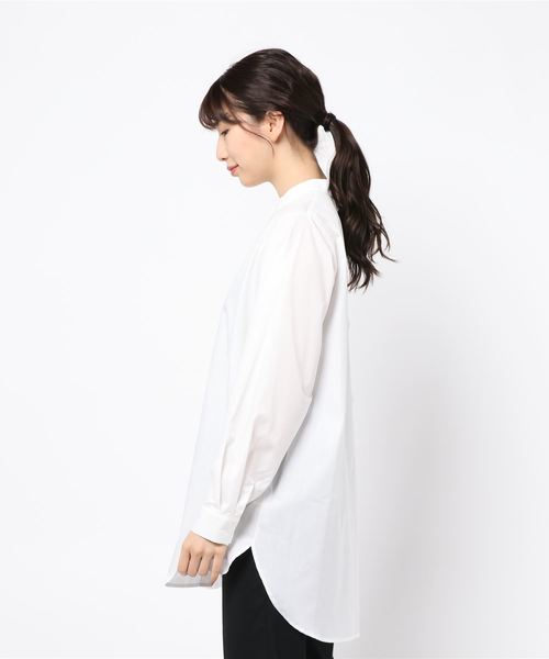 archives(アルシーヴ)の「シャツチュニック(シャツ/ブラウス・レディース・オフホワイト/ブラック/ベージュ・MEDIUM)」の5枚目の写真