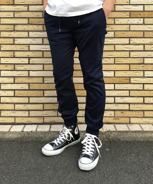 COMMON WARE(コモンウェアー)の「COMMONWARE:STRETCH JOGGER PANTS ストレッチ ジョガー パンツ(その他パンツ・メンズ・ブラック/ベージュ/カーキ/ネイビー/ホワイト・M/L/XL)」の1枚目の写真