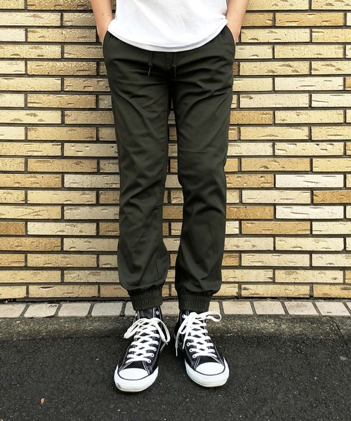 COMMON WARE(コモンウェアー)の「COMMONWARE:STRETCH JOGGER PANTS ストレッチ ジョガー パンツ(その他パンツ・メンズ・ブラック/ベージュ/カーキ/ネイビー/ホワイト・M/L/XL)」の5枚目の写真
