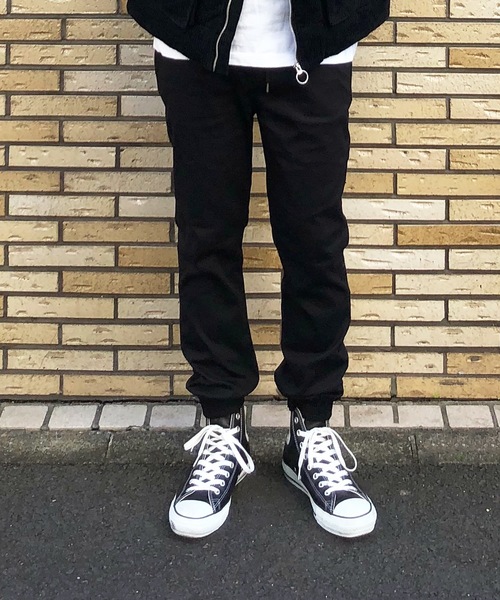 COMMON WARE(コモンウェアー)の「COMMONWARE:STRETCH JOGGER PANTS ストレッチ ジョガー パンツ(その他パンツ・メンズ・ブラック/ベージュ/カーキ/ネイビー/ホワイト・M/L/XL)」の3枚目の写真