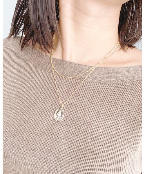 CLEA(クレア)の「Maria コイン チェーン レイヤード ネックレス(ネックレス・レディース・シルバー/ゴールド・FREE)」の10枚目の写真