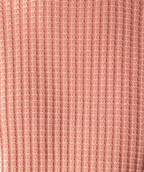 BAYFLOW（ベイフロー）の「コットンフェイドワッフルプルオーバー（ニット/セーター・メンズ・ベージュ/ライトグリーン/ブルー/ピンク・SMALL/MEDIUM/LARGE）」の21枚目の写真