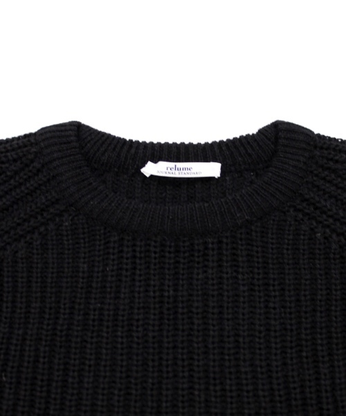 JOURNAL STANDARD relume（ジャーナルスタンダード　レリューム）の「5GG A/W 畔クルーネックニット #●（ニット/セーター・メンズ・オフホワイト/ブラック/グレー/ベージュ/ネイビー/バーガンディー・MEDIUM/LARGE/SMALL）」の7枚目の写真
