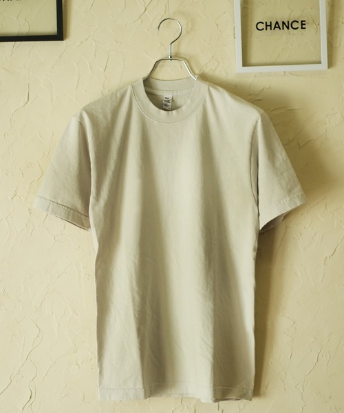 LOS ANGELES APPAREL(ロサンゼルスアパレル)の「Los Angeles Apparel クルーネック 半袖Tシャツ(Tシャツ/カットソー・メンズ・ブラック/オレンジ/ネイビー/ホワイト/グリーン/パープル/ホワイト系その他2/レッド系その他/ブルー系その他/パープル系その他/ピンク/ゴールド/ブルー系その他2/ベージュ/イエロー/グリーン系その他2/ピンク系その他/ブルー系その他3/ライトグリーン/パープル系その他2/ライトブルー/オフホワイト/グリーン系その他・L/S/M/XL)」の3枚目の写真