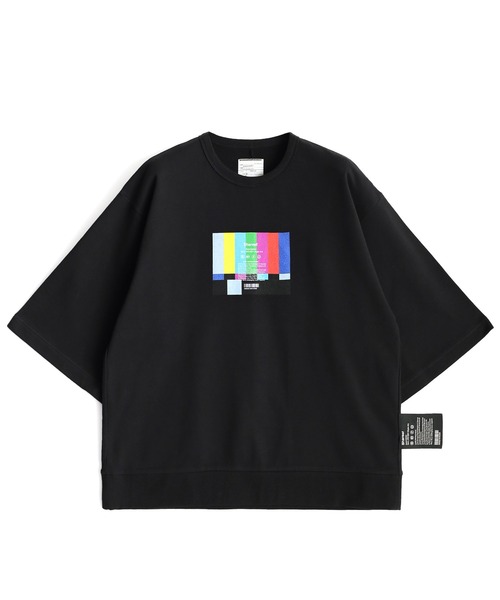 SHAREEF（シャリーフ）の「”TEST PATTERN" S/S BIG T（Tシャツ/カットソー・メンズ・トップグレー/ダークグリーン/ベージュ/ブラック・3/1/2）」の5枚目の写真