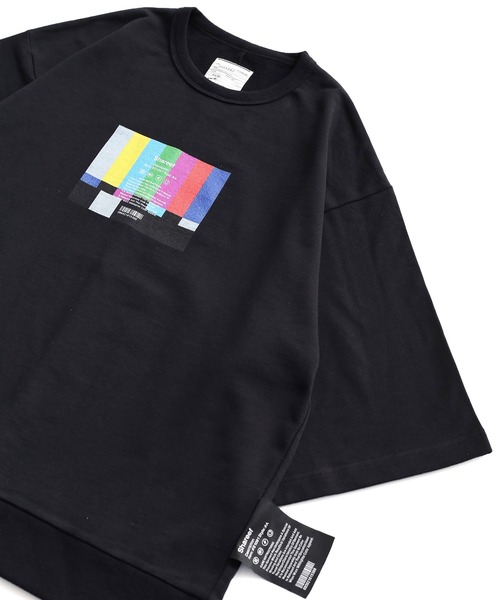 SHAREEF（シャリーフ）の「”TEST PATTERN" S/S BIG T（Tシャツ/カットソー・メンズ・トップグレー/ダークグリーン/ベージュ/ブラック・3/1/2）」の7枚目の写真