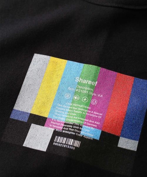 SHAREEF（シャリーフ）の「”TEST PATTERN" S/S BIG T（Tシャツ/カットソー・メンズ・トップグレー/ダークグリーン/ベージュ/ブラック・3/1/2）」の8枚目の写真