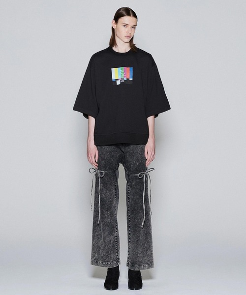 SHAREEF（シャリーフ）の「”TEST PATTERN" S/S BIG T（Tシャツ/カットソー・メンズ・トップグレー/ダークグリーン/ベージュ/ブラック・3/1/2）」の13枚目の写真