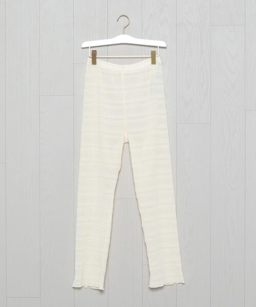 H　BEAUTY&YOUTH UNITED ARROWS（エイチビューティーアンドユースユナイテッドアローズ）の「＜H＞SHEER PANTS/パンツ（その他パンツ・レディース・ブラック/ライトブルー/ナチュラル・FREE）」の3枚目の写真