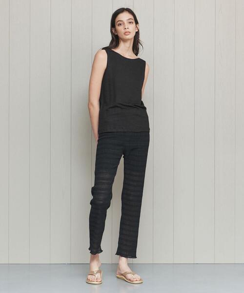 H　BEAUTY&YOUTH UNITED ARROWS（エイチビューティーアンドユースユナイテッドアローズ）の「＜H＞SHEER PANTS/パンツ（その他パンツ・レディース・ブラック/ライトブルー/ナチュラル・FREE）」の2枚目の写真