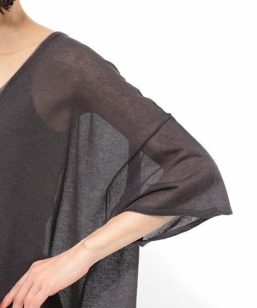 LAKOLE（ラコレ）の「14GリネンMIXボクシーワンピース / LAKOLE（ワンピース・レディース・ベージュ/スモーク/オレンジ・SMALL/MEDIUM）」の19枚目の写真