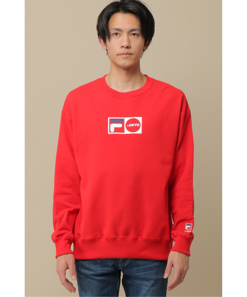 FILA(フィラ)の「FILA ヘリテージ TOKYOトレーナー(スウェット・メンズ・ホワイト/ブラック/ネイビー/レッド・M/L/XL)」の10枚目の写真