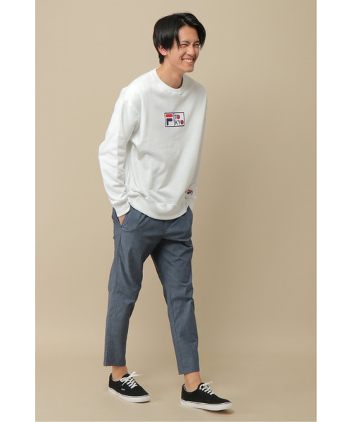 FILA(フィラ)の「FILA ヘリテージ TOKYOトレーナー(スウェット・メンズ・ホワイト/ブラック/ネイビー/レッド・M/L/XL)」の20枚目の写真