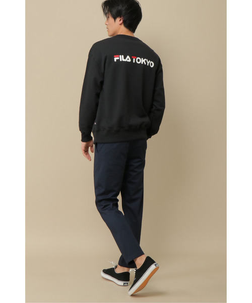 FILA(フィラ)の「FILA ヘリテージ TOKYOトレーナー(スウェット・メンズ・ホワイト/ブラック/ネイビー/レッド・M/L/XL)」の21枚目の写真