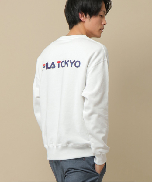 FILA(フィラ)の「FILA ヘリテージ TOKYOトレーナー(スウェット・メンズ・ホワイト/ブラック/ネイビー/レッド・M/L/XL)」の6枚目の写真