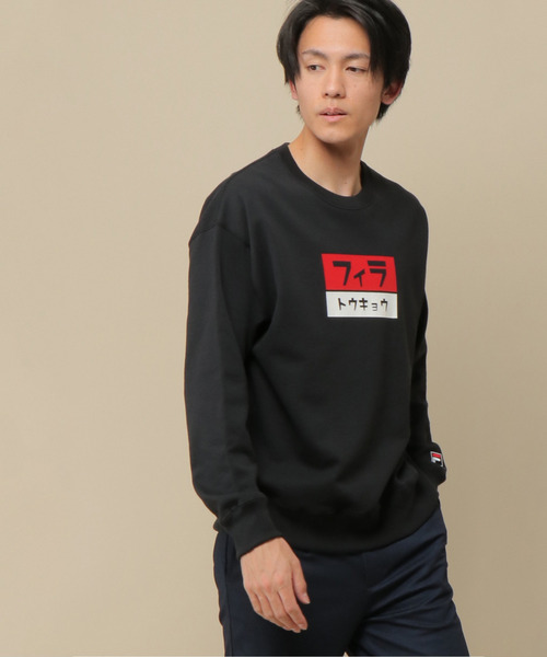 FILA(フィラ)の「FILA ヘリテージ TOKYOトレーナー(スウェット・メンズ・ホワイト/ブラック/ネイビー/レッド・M/L/XL)」の7枚目の写真