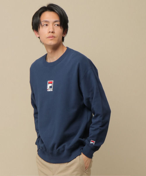 FILA(フィラ)の「FILA ヘリテージ TOKYOトレーナー(スウェット・メンズ・ホワイト/ブラック/ネイビー/レッド・M/L/XL)」の8枚目の写真