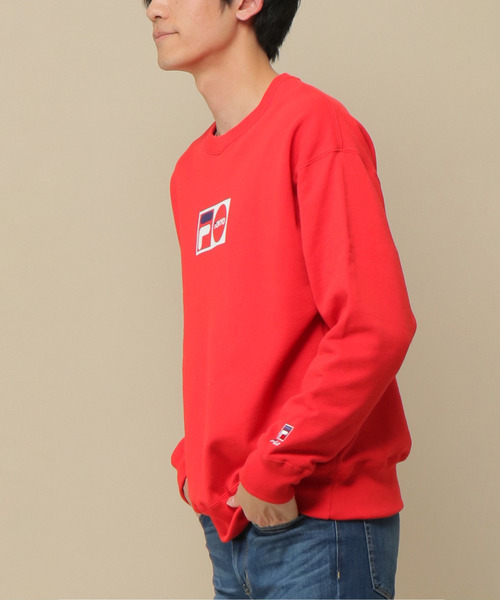 FILA(フィラ)の「FILA ヘリテージ TOKYOトレーナー(スウェット・メンズ・ホワイト/ブラック/ネイビー/レッド・M/L/XL)」の5枚目の写真