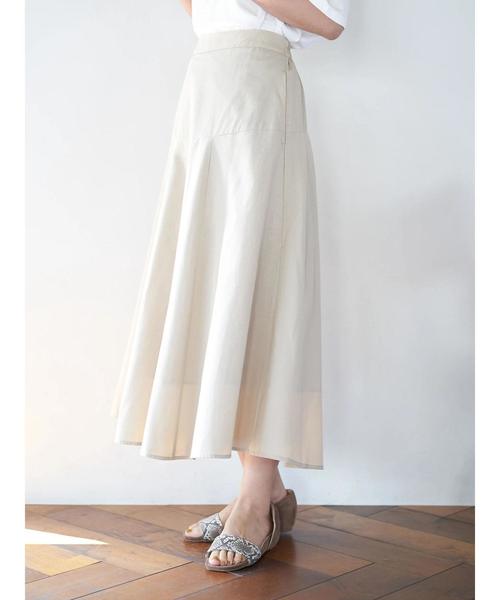 AMERICAN HOLIC（アメリカンホリック）の「テンセルレーヨンスカート　＊〇（スカート・レディース・カーキ/ベージュ/ネイビー・M/L）」の21枚目の写真