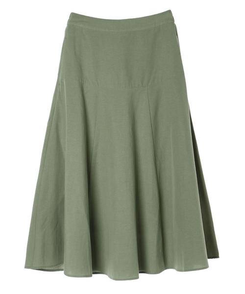 AMERICAN HOLIC（アメリカンホリック）の「テンセルレーヨンスカート　＊〇（スカート・レディース・カーキ/ベージュ/ネイビー・M/L）」の10枚目の写真