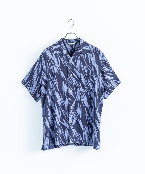 Ressaca(レサーカ)の「オーバーサイズ アロハシャツ 総柄開襟シャツ(シャツ/ブラウス・メンズ・ホワイト/ブラック/ホワイト系その他/その他/ピンク/グリーン/ブルー系その他/ブルー系その他2/ホワイト系その他2/ブルー系その他3/ブラック系その他/ブラック系その他2/ネイビー/ブラック系その他3・M/L/XL)」の10枚目の写真