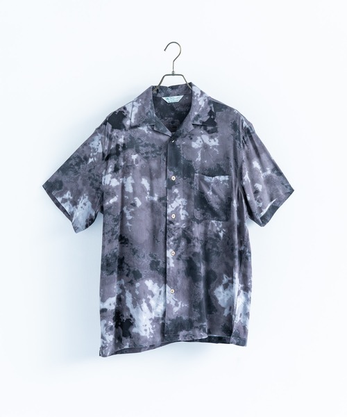 Ressaca(レサーカ)の「オーバーサイズ アロハシャツ 総柄開襟シャツ(シャツ/ブラウス・メンズ・ホワイト/ブラック/ホワイト系その他/その他/ピンク/グリーン/ブルー系その他/ブルー系その他2/ホワイト系その他2/ブルー系その他3/ブラック系その他/ブラック系その他2/ネイビー/ブラック系その他3・M/L/XL)」の6枚目の写真