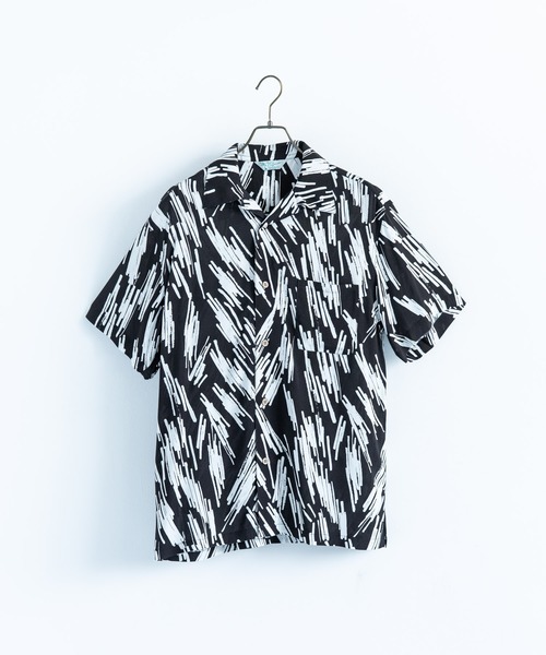 Ressaca(レサーカ)の「オーバーサイズ アロハシャツ 総柄開襟シャツ(シャツ/ブラウス・メンズ・ホワイト/ブラック/ホワイト系その他/その他/ピンク/グリーン/ブルー系その他/ブルー系その他2/ホワイト系その他2/ブルー系その他3/ブラック系その他/ブラック系その他2/ネイビー/ブラック系その他3・M/L/XL)」の1枚目の写真