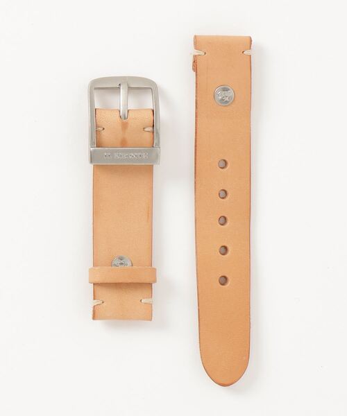 IL BISONTE（イルビゾンテ）の「IL BISONTE / ORIGINAL LEATHER / 時計バンド（アナログ腕時計・メンズ・ブラック/ダークブラウン/ライトブラウン/ナチュラル/レッド・FREE）」の4枚目の写真