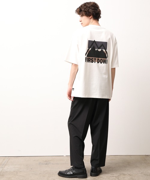 FIRST DOWN(ファーストダウン)の「【FIRST DOWN/ファーストダウン】別注バックプリントTEE(Tシャツ/カットソー・メンズ・ホワイト/ブラック/ベージュ・M/L)」の18枚目の写真