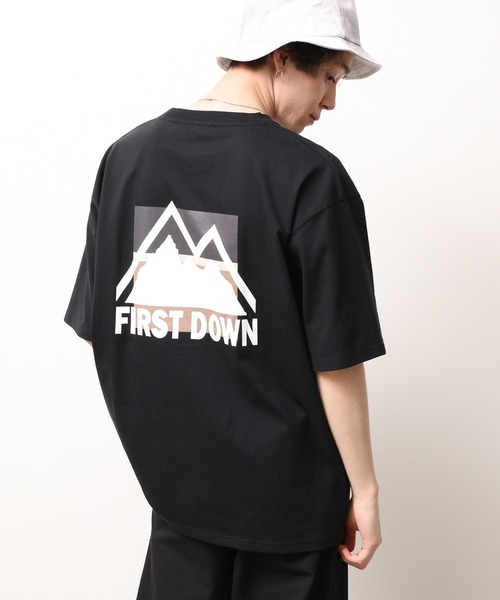FIRST DOWN(ファーストダウン)の「【FIRST DOWN/ファーストダウン】別注バックプリントTEE(Tシャツ/カットソー・メンズ・ホワイト/ブラック/ベージュ・M/L)」の6枚目の写真