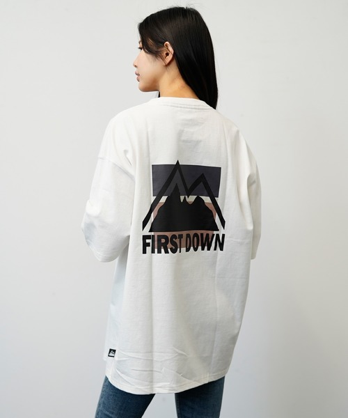 FIRST DOWN(ファーストダウン)の「【FIRST DOWN/ファーストダウン】別注バックプリントTEE(Tシャツ/カットソー・メンズ・ホワイト/ブラック/ベージュ・M/L)」の5枚目の写真