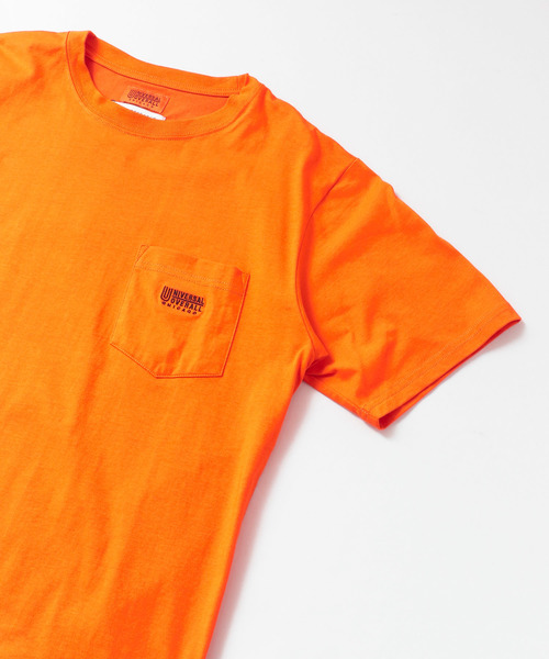 UNIVERSAL OVERALL(ユニバーサルオーバーオール)の「『別注』UNIVERSAL OVERALL×URBAN RESEARCH エンブロイダリーTシャツ(Tシャツ/カットソー・メンズ・ホワイト/ベージュ/オレンジ/ミント・SMALL/MEDIUM/LARGE)」の15枚目の写真