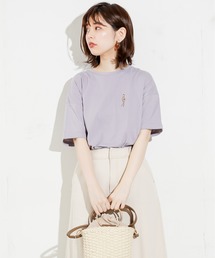 natural couture | 【WEB限定】女の子刺繍リバイバルT(Tシャツ/カットソー)
