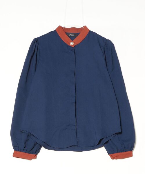 Amulet（アミュレット）の「【お気に入り3.5万人突破】デイリーにオンオフ着回せる◎　シフォンブラウス（シャツ/ブラウス・レディース・ホワイト/ベージュ/ネイビー/グリーン/ピンク/ブラウン/ボルドー/グレー/ブルー/ブラック・FREE）」の11枚目の写真