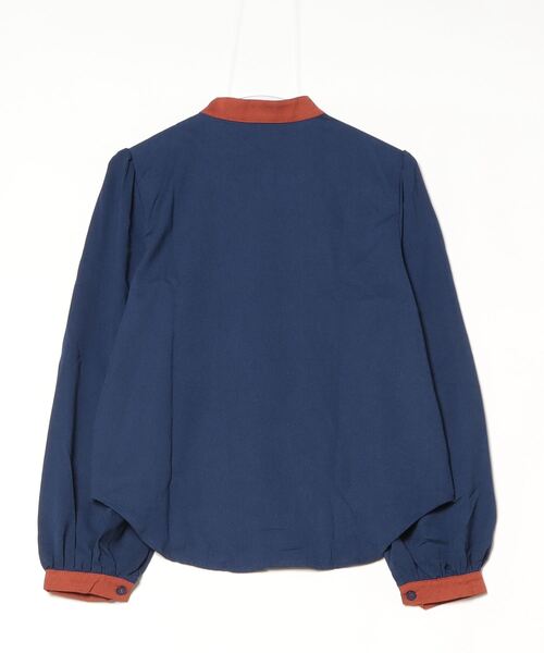 Amulet（アミュレット）の「【お気に入り3.5万人突破】デイリーにオンオフ着回せる◎　シフォンブラウス（シャツ/ブラウス・レディース・ホワイト/ベージュ/ネイビー/グリーン/ピンク/ブラウン/ボルドー/グレー/ブルー/ブラック・FREE）」の12枚目の写真