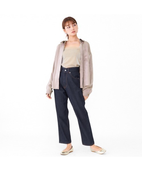 flower（フラワー）の「オータムルーズシャツ（シャツ/ブラウス・レディース・ベージュ/ピンク・FREE）」の7枚目の写真