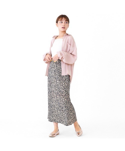 flower（フラワー）の「オータムルーズシャツ（シャツ/ブラウス・レディース・ベージュ/ピンク・FREE）」の11枚目の写真