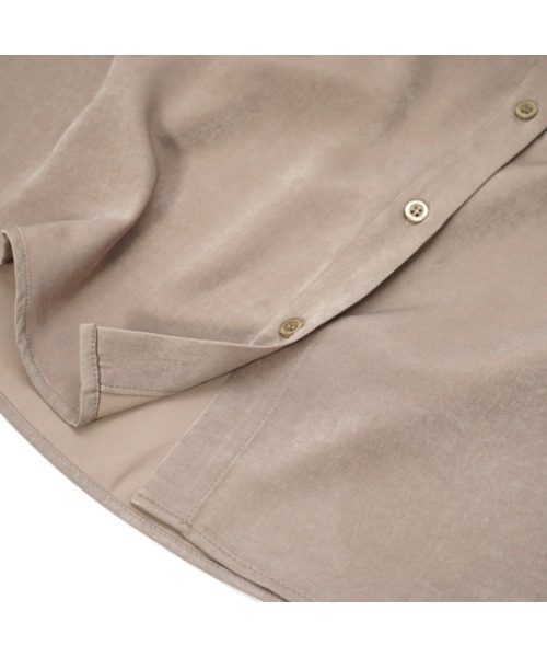 flower（フラワー）の「オータムルーズシャツ（シャツ/ブラウス・レディース・ベージュ/ピンク・FREE）」の18枚目の写真