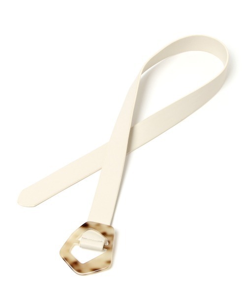 PAGEBOY（ページボーイ）の「マーブルバックルベルト（ベルト・レディース・ブラック/オフホワイト・FREE）」の9枚目の写真