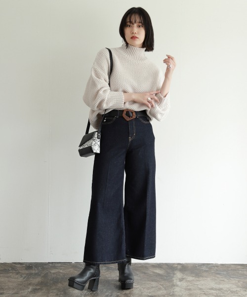 PAGEBOY（ページボーイ）の「マーブルバックルベルト（ベルト・レディース・ブラック/オフホワイト・FREE）」の14枚目の写真