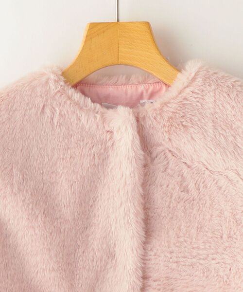 SHIPS（シップス）の「SHIPS KIDS:エコファー ノーカラー