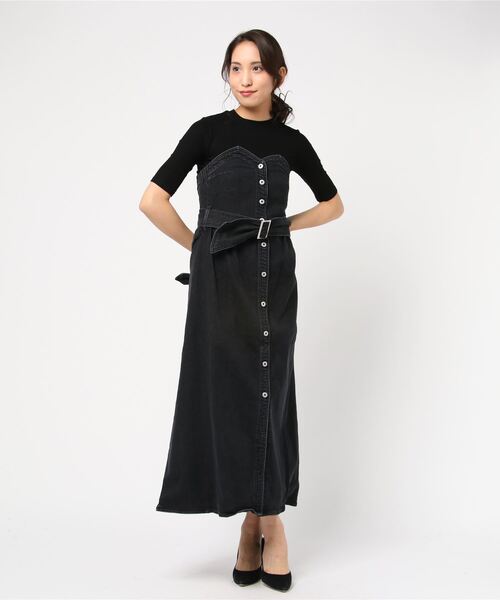 セール ブランド古着 ベアトップワンピース ワンピース Ameri アメリ のファッション通販 Zozoused