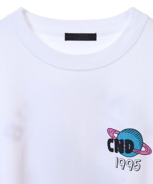 Candy Stripper（キャンディストリッパー）の「SPACE CLUB L/S Tシャツ（Tシャツ/カットソー・レディース・ブラック/パープル/オフホワイト・2）」の21枚目の写真