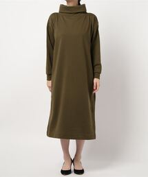 CRAFT STANDARD BOUTIQUE | ボリュームネックサイドボタン裏毛ワンピース●＊(ワンピース)