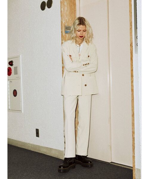 jouetie（ジュエティ）の「オーバーレトロジャケット（テーラードジャケット・レディース・ブラック/パープル/オレンジ/グリーン/アイボリー・MEDIUM）」の15枚目の写真