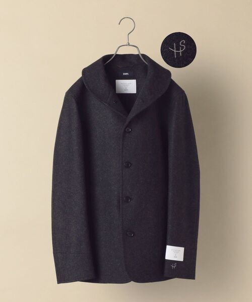 【未使用級✨】SHIPS super140's ウールコート 黒 L 未使用級✨】SHIPS super140's ウールコート 黒 L SHIPS（シップス）の
