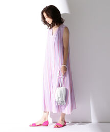 Ne Quittez Pas ヌキテパのワンピース ドレス ストライプ柄 通販 Zozotown