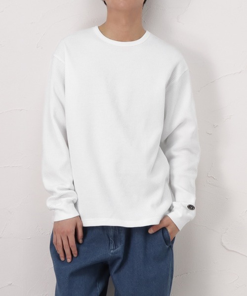 ワッフルロングスリーブTシャツ（Tシャツ/カットソー）｜DISCUS